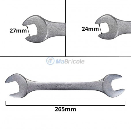 Williams Double Clé à Extrémité Ouverte Angle-head, 3760