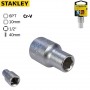 Douille pour cliquet 1/2" 6PT 10mm longueur 40mm en chrome vanadium STANLEY | 1-17-088 | Clé et douille | MaBricole Algérie