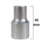 Douille pour cliquet 1/2" 6PT 10mm longueur 40mm en chrome vanadium STANLEY | 1-17-088 | Clé et douille | MaBricole Algérie