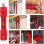 MaBricole | | Clé et douille | Clé à tube multifonction 8 en 1, plomberie pour le salle de bain et la cuisine 140 mm antidérapant AIBOTOOLS