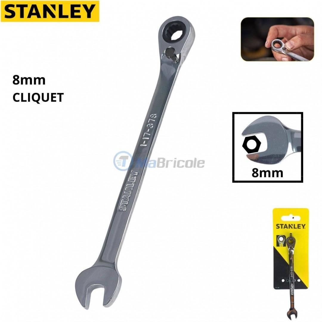 467F - CLÉS MIXTES À CLIQUET ARTICULÉES EN POUCES - RFID | 467F.3/4RFID