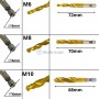 Kit de 6Pcs mèche taraud M3-M10 embout 6mm en acier haute vitesse (HSS) SHILITOOLS | SL-P0171 | Pour perceuse et visseuse | MaBricole Algérie