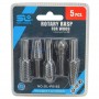 Jeu mèche râpe bois 5pcs ∅11 mm embout 6 mm en acier au carbone SHILITOOLS | SL-P0183 | Pour perceuse et visseuse | MaBricole Algérie