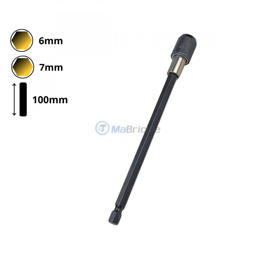 Adaptateur D'embout 4 Mm Vers 6,35 Mm - Douille Hexagonale En Acier - Pour Tournevis, Perceuse - Conversion D'outils - 2