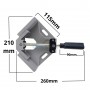 Etau de fixation double position 68mm 90° dimensions 210×260mm AT-8801 | Fixation | MaBricole Algérie