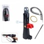 Convertisseur de perceuse électrique à chaîne à vis avec accessoires, comprenant un guide de vis, un ressort de vis et une tige.