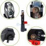 Convertisseur de perceuse cylindrique avec détails sur les réglages et mécanismes en métal et plastique