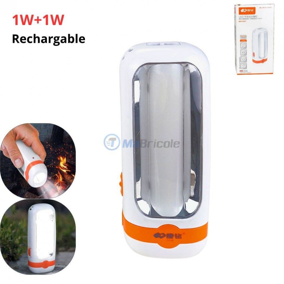 Lampe De Travail Rechargeable WOLFTEETH 240 Lumens - Magnétique, Crochet Rotatif 360°, Tête Pivotante 270° - Pour Bricolage, Camping, Voiture