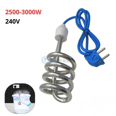 chauffe-eau immergeable 2500-3000W 240V longueur 220mm | Accessoires maison | MaBricole Algérie