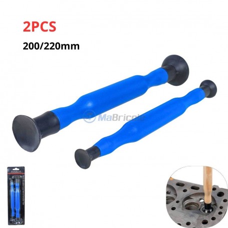 Ventouse pour soupape,2 outils de rotation soupapes du moteur avec 4 têtes différentes longueur 220-200 mm bleu | Autre outils | MaBricole Algérie