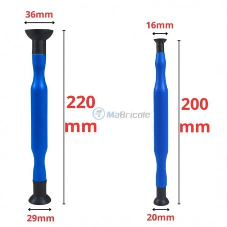 2 Outils De Rodage De Soupapes à Ventouse - Poignée Plastique, Pour Rodage Manuel Des Soupapes Moteur - 6
