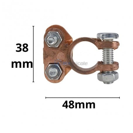 TOOSOAR Barre de Bus de 600A Fabriqué en Cuivre,avec 4 Bornes de Batterie à Boulons M10,pour Voiture,Bateau,Camping-Car(Rouge TOOSOAR Barre de Bus de 600A Fabriqué en Cuivre,avec 4 Bornes de Batterie à Boulons M10,pour Voiture,Bateau,Camping-Car(Rouge