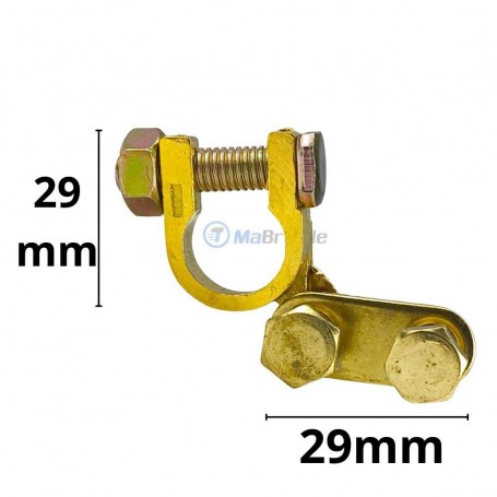 Lot De 3 Paires Connecteurs Bornes Batterie M8 - Adaptateur Positif/négatif En Zinc Pour Voiture, Bateau, Solaire