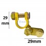 2 Connecteurs, bornes de batterie positive et négative en bronze plaqué au zinc | Autre accessoires | MaBricole Algérie