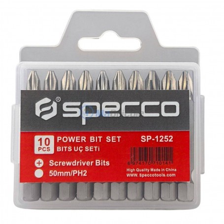 Jeu De 10 Embouts Pozidriv PZ1 PZ2 PZ3 - Acier Allié Magnétique - 50mm