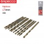 Jeu de forets 10 Pcs, mèches a métal en acier haute vitesse HSS 3mm longueur 60mm SPECCO | SP-1291 | Pour perceuse et visseuse | MaBricole Algérie