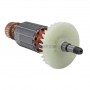 Induit rotor pour meuleuse d'angle 600W avec bobinage cuivre et partie plastique blanche