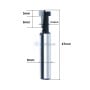 MaBricole | TACTIX | Pour défonceuse, paumelleuse et rabot | Fraises rotatives 9.52mm tige 8mm TACTIX | 420001