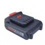 Batterie lithium-ion 14,4 V 1,5 Ah noire pour perceuse visseuse CROWN