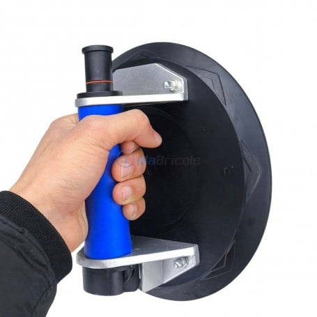 Ventouse De Montage Filetée M6/M8 - 11,4 Cm - Capacité 31,8 Kg - Pour Surfaces Lisses (Verre, Métal, Voiture)