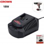 Chargeur Batterie Peceuse Visseuse CROWN (CT21056LM-1.5) 18W CROWN | CHB-CT21056LM-1.5 | Batteries et chargeur | MaBricole Algérie