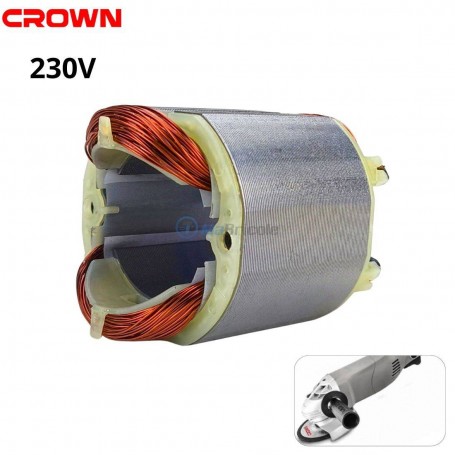 Stator pour meuleuse D'angle CROWN (CT13022-B3) 230V CROWN | ST-CT13022-B3 | Pour meuleuse | MaBricole Algérie