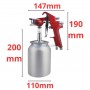 Pistolet de peinture à grand rendement 2mm 1000ml | Pistolet à peinture | MaBricole Algérie