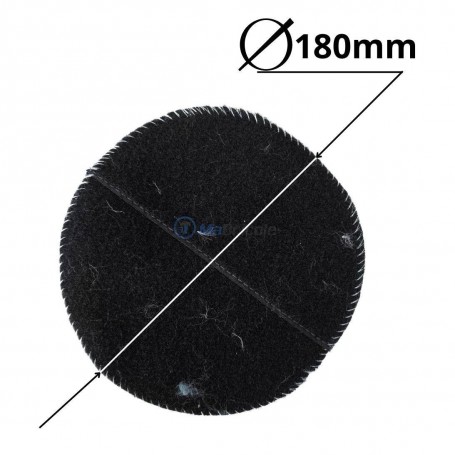 Lot De 3 Bonnets Polissage Laine D’agneau - Pour Polisseuse 220-250 Mm - Microfibre Douce