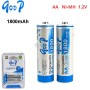 2Pile rechargeable 1.2V 1800mAh AA NI-MH GOOP | Batteries et chargeur | MaBricole Algérie