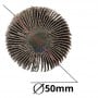 MaBricole | | Pour perceuse et visseuse | Meule à lamelles ∅50mm × 25mm embout 6 mm