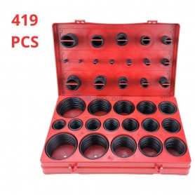 مجموعة من 419 حلقة طوقية بأحجام مختلفة