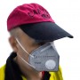 Ensemble de masques faciaux avec avec valve d'expiration 5 pièces GRIS VAST KING | Protection respiratoires | MaBricole Algérie