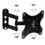 MaBricole | | Accessoires maison | Support mural orientable pour téléviseur à écran plat 14 à 42 pouces 180° max 35kg