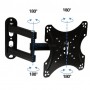 MaBricole | | Accessoires maison | Support mural orientable pour téléviseur à écran plat 14 à 55 pouces 180° max 50kg