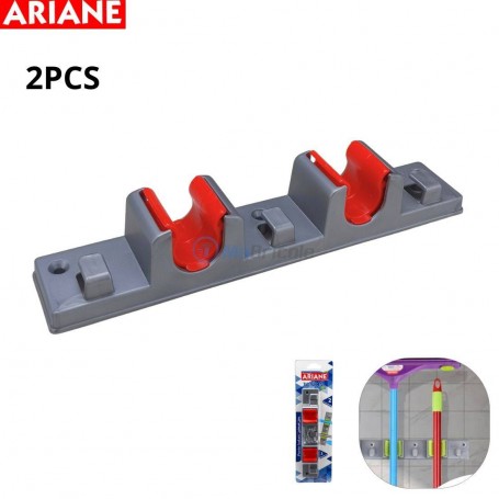 حامل حائطي للمماسح والمكانس 2 قطع من أريان | PM035 | ملحقات المنزل | مابريكول الجزائر