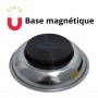 Plateau Magnétique Rond pour conserver les vis clous et objets métalliques Ø150 (6“) HORUSDY | SDY-97815 | Autre outils | MaBricole Algérie