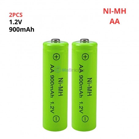 2Pile 1.2V 900mAh AA NI-MH | Batteries et chargeur | MaBricole Algérie