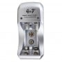 شاحن بطاريات قابلة للشحن 1.2فولط بـ 3 مواضع متوافق مع AAA/AA/9V/NI-MH/NI-CD غووب | GD-C802HD1