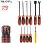11PCS crochets et pics pour retirer joints toriques avec outil magnétique grattoir et démonte-garniture YSJOY | YS-21063