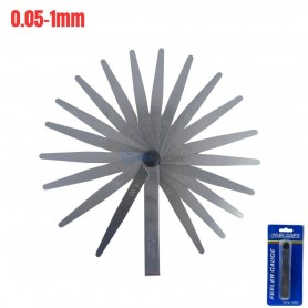 أداة قياس السُّمك 0.05-1مم × 100مم 20 قطعة