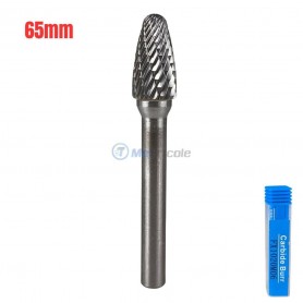 أداة ثقب دوارة للمعادن برأس دائري طول 65 مم من فولاذ التنغستين