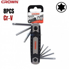 MaBricole | TOTAL | Clé et douille | Clé Allen, Jeu de clé hexagonale en Cr-V 9PCS TOTAL | THT106192