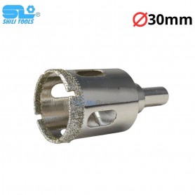 منشار ثقب الماسي للزجاج والجرانيت والسيراميك والخرسانة ∅30مم شيلي تولز