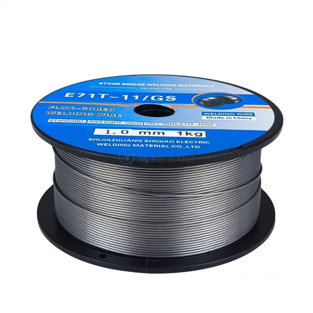 Fil Fourré E71T-GS 0,8 Mm – 1 Kg Sans Gaz, VECTOR, Pour Soudage MIG/MAG