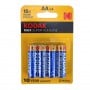 MaBricole | KODAK | Batteries et chargeur | Jeu 4 Piles AA 1.5V LR6 Super alcalin KODAK