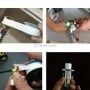 MaBricole | LANGSE | Plomberie et chauffage | Téflon pour plomberie, ruban d'étanchéité pour la réparation des tuyaux 12m×12mm×0.1mm LANGSE