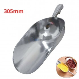 مجرفة ألمنيوم للمنتجات الجافة والحلوى والتوابل بطول 305مم