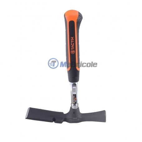 Massette Manche Long Marteau Marseillais 600g - Panne Large - Manche Acier Néoprène La Marseillaise