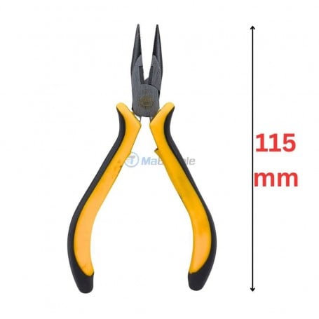 BOOSDEN Pinces à Bec Long 13 cm, Mini Pinces à Bec Fin avec Coupe-Côté, Petites Pinces de Précision à Poignée Ergonomique pour Électronique, Artisanat, DIY, Fabrication de Bijoux