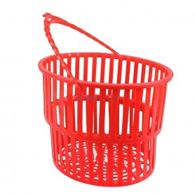 سلة بلاستيكية بمقبض